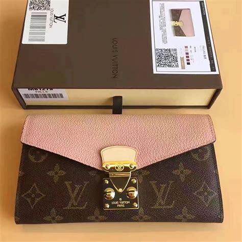 louis vuitton baby pink|Louis Vuitton wallet pink inside.